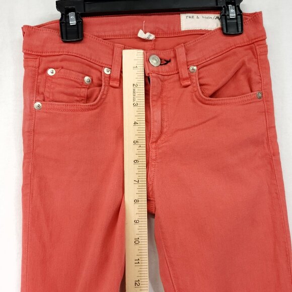 Rag & Bone Jean Size 24 Zipper Capri Low Rise Skinny Zip Ankle - Picture 5 of 13